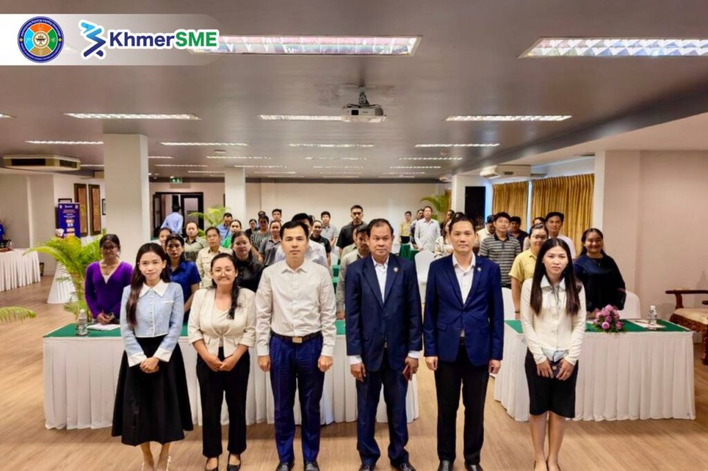 សិក្ខាសាលាស្តីពី «ការផ្សព្វផ្សាយផែនការយុទ្ធសាស្រ្តសហគ្រាសធុនតូចនិងមធ្យមអាស៊ាន» និង «ការប្រើប្រាស់ថ្នាលព័ត៌មានឌីជីថល KhmerSME»